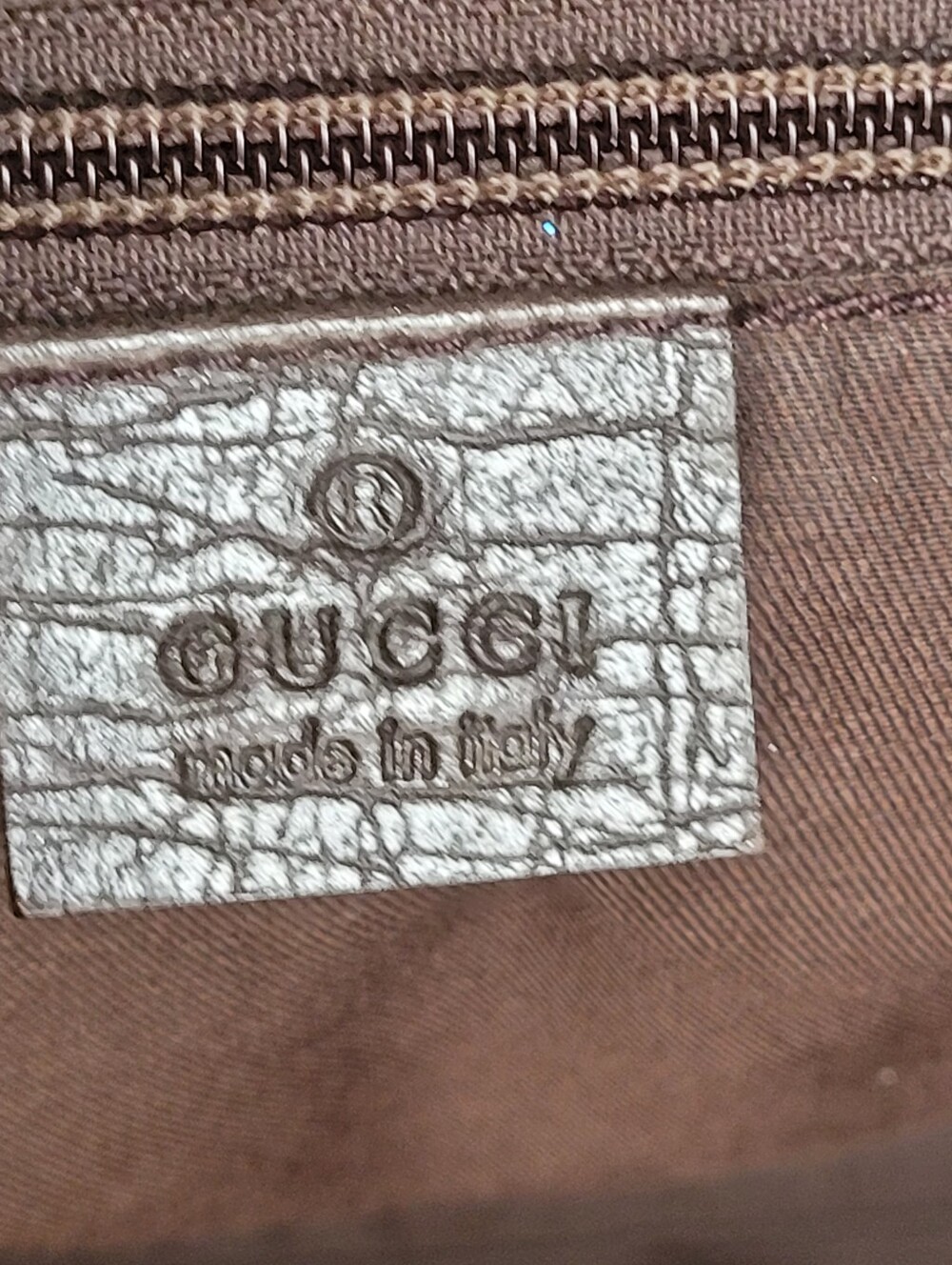 Gucci Brown GG Supreme Joy Two Way Canvas Leather Large Travel Business Tote - Picture 9 of 10